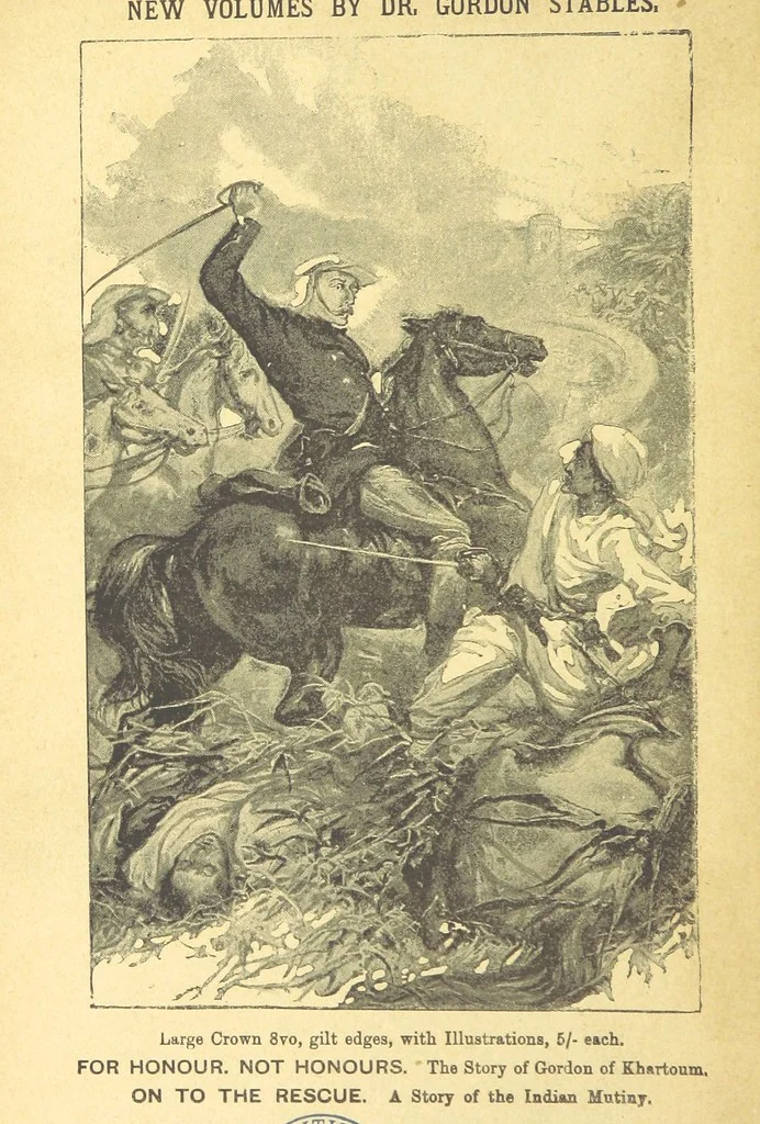 An illustration from Never Give In. A tale of the life and times of Gustavus Adolphus, 1896, leaf 420