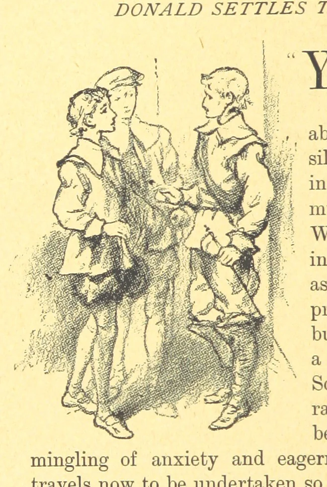 An illustration from Never Give In. A tale of the life and times of Gustavus Adolphus, 1896, leaf 74
