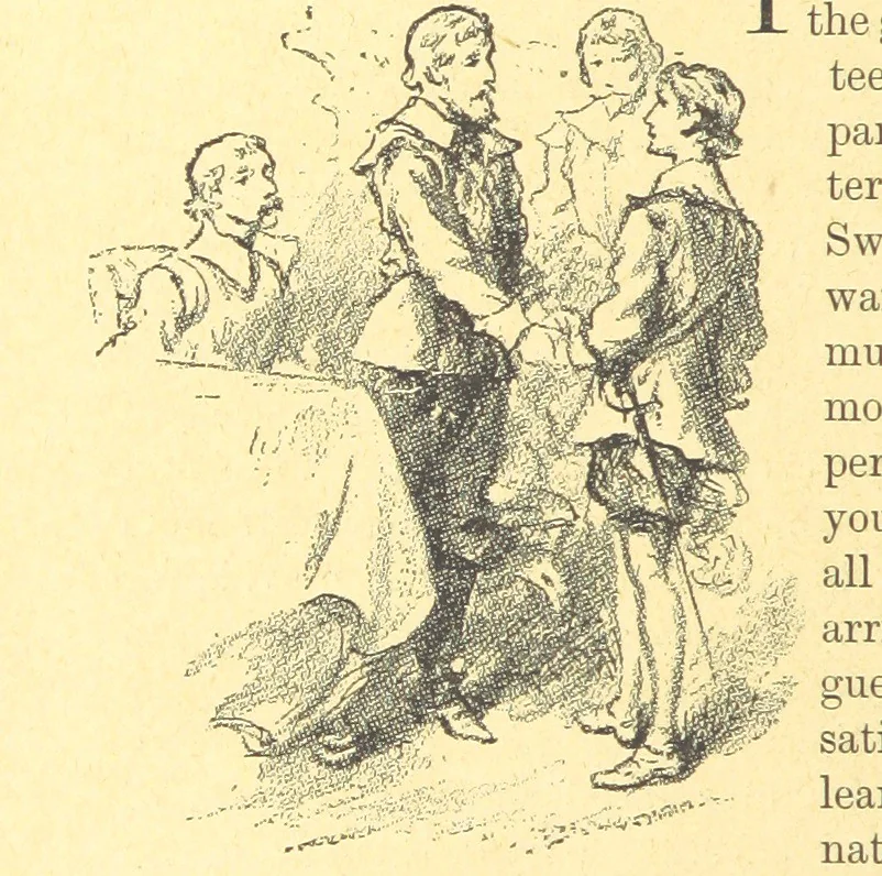 An illustration from Never Give In. A tale of the life and times of Gustavus Adolphus, 1896, leaf 80