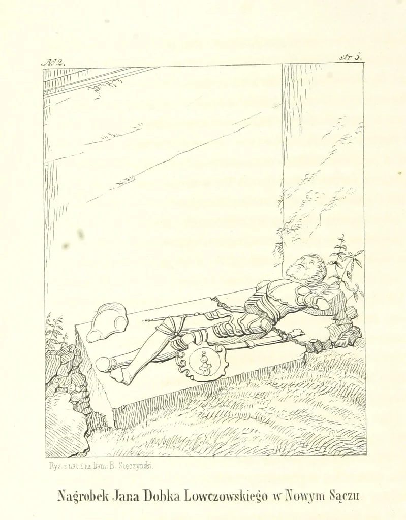 An illustration from Tatry, w dwudziestu czterech obrazach skreślone piórem i rylcem. [In verse.] ... Dzieło ozdobione 80 rvsunkami, przez autora z nautry zdiętemi, etc, 1860, leaf 30