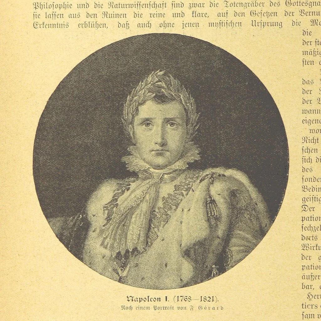 An illustration from Hundert Jahre in Wort und Bild. Eine Kulturgeschichte des XIX. Jahrhunderts herausgegeben von Dr. S. Stefan. Mit 800 Text-Illustrationen, etc, 1899, leaf 16