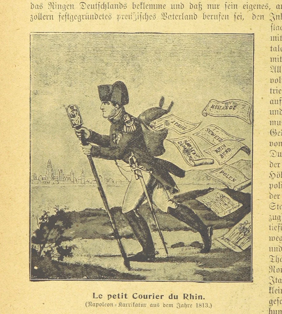 An illustration from Hundert Jahre in Wort und Bild. Eine Kulturgeschichte des XIX. Jahrhunderts herausgegeben von Dr. S. Stefan. Mit 800 Text-Illustrationen, etc, 1899, leaf 20