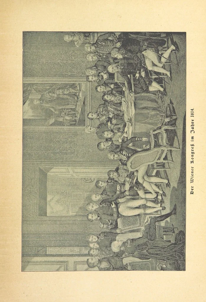 An illustration from Hundert Jahre in Wort und Bild. Eine Kulturgeschichte des XIX. Jahrhunderts herausgegeben von Dr. S. Stefan. Mit 800 Text-Illustrationen, etc, 1899, leaf 23