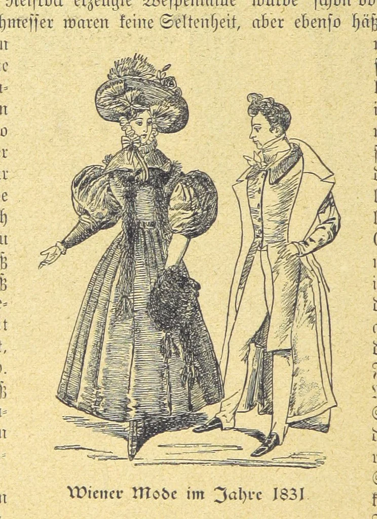 An illustration from Hundert Jahre in Wort und Bild. Eine Kulturgeschichte des XIX. Jahrhunderts herausgegeben von Dr. S. Stefan. Mit 800 Text-Illustrationen, etc, 1899, leaf 258