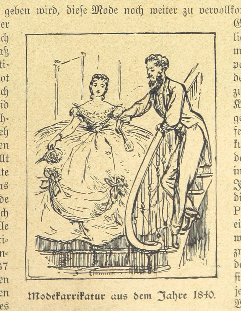 An illustration from Hundert Jahre in Wort und Bild. Eine Kulturgeschichte des XIX. Jahrhunderts herausgegeben von Dr. S. Stefan. Mit 800 Text-Illustrationen, etc, 1899, leaf 259