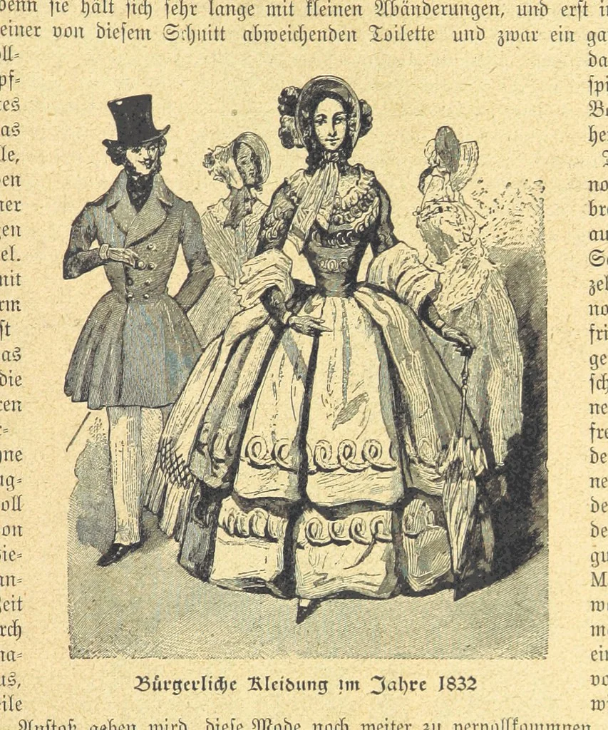 An illustration from Hundert Jahre in Wort und Bild. Eine Kulturgeschichte des XIX. Jahrhunderts herausgegeben von Dr. S. Stefan. Mit 800 Text-Illustrationen, etc, 1899, leaf 259