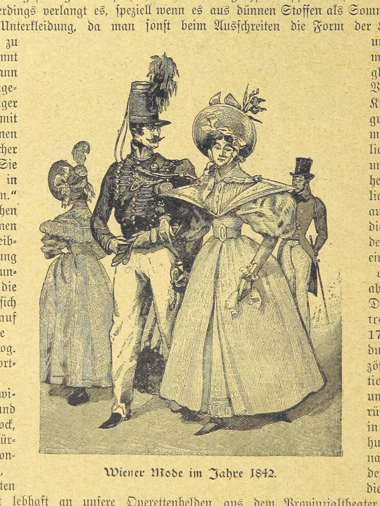 An illustration from Hundert Jahre in Wort und Bild. Eine Kulturgeschichte des XIX. Jahrhunderts herausgegeben von Dr. S. Stefan. Mit 800 Text-Illustrationen, etc, 1899, leaf 260