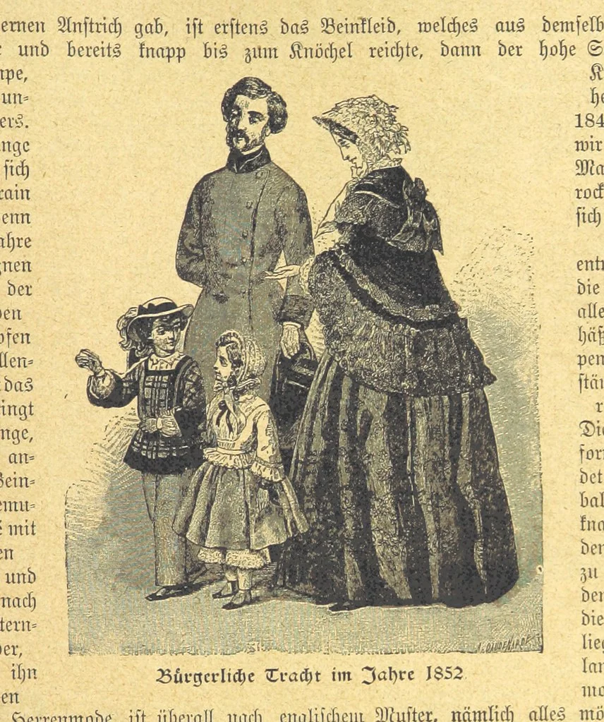 An illustration from Hundert Jahre in Wort und Bild. Eine Kulturgeschichte des XIX. Jahrhunderts herausgegeben von Dr. S. Stefan. Mit 800 Text-Illustrationen, etc, 1899, leaf 261