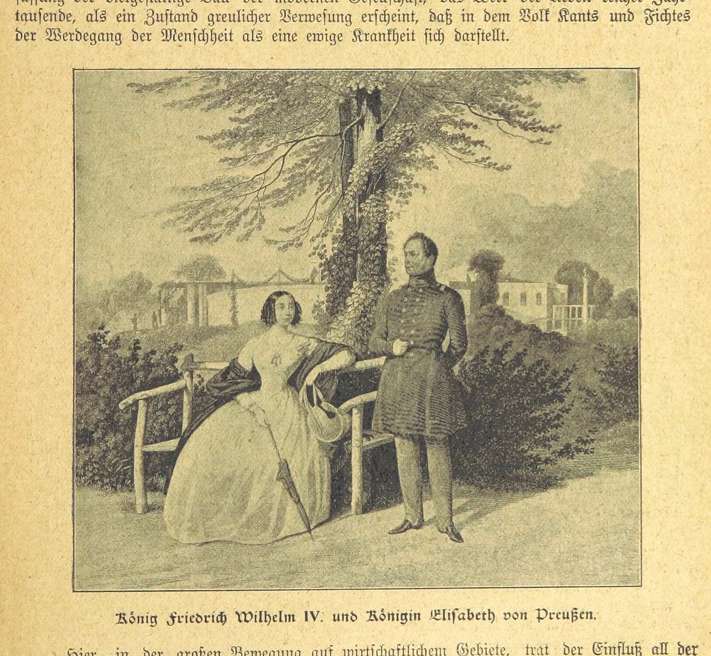 An illustration from Hundert Jahre in Wort und Bild. Eine Kulturgeschichte des XIX. Jahrhunderts herausgegeben von Dr. S. Stefan. Mit 800 Text-Illustrationen, etc, 1899, leaf 27
