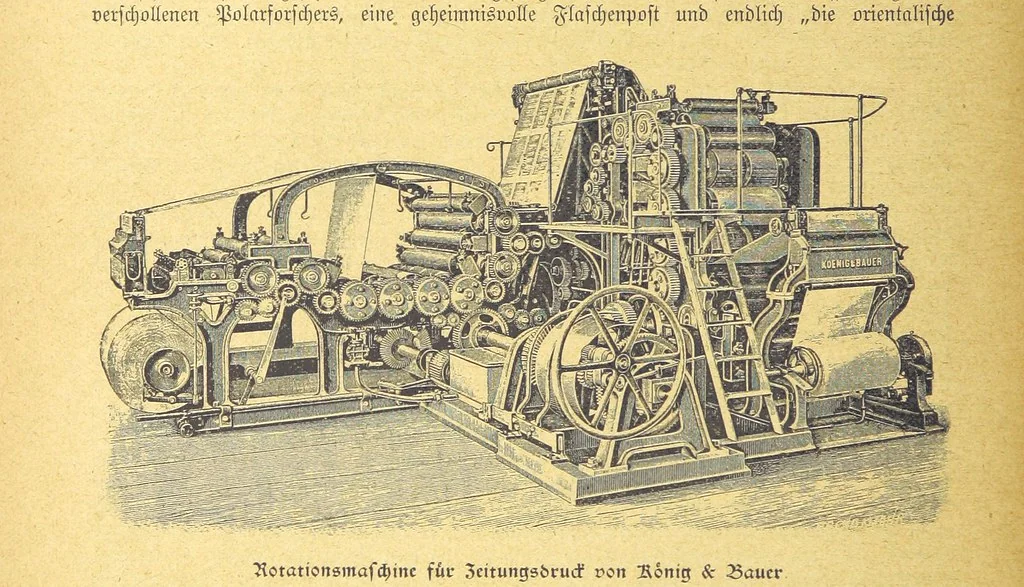 An illustration from Hundert Jahre in Wort und Bild. Eine Kulturgeschichte des XIX. Jahrhunderts herausgegeben von Dr. S. Stefan. Mit 800 Text-Illustrationen, etc, 1899, leaf 306