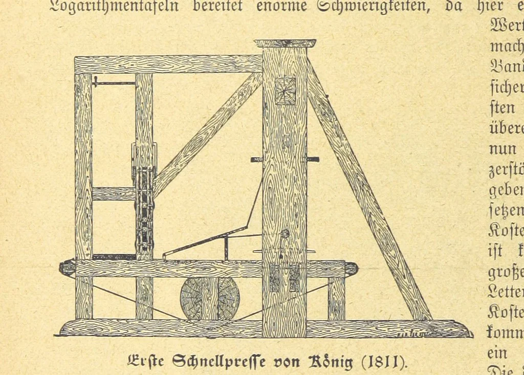 An illustration from Hundert Jahre in Wort und Bild. Eine Kulturgeschichte des XIX. Jahrhunderts herausgegeben von Dr. S. Stefan. Mit 800 Text-Illustrationen, etc, 1899, leaf 312