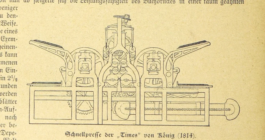 An illustration from Hundert Jahre in Wort und Bild. Eine Kulturgeschichte des XIX. Jahrhunderts herausgegeben von Dr. S. Stefan. Mit 800 Text-Illustrationen, etc, 1899, leaf 312