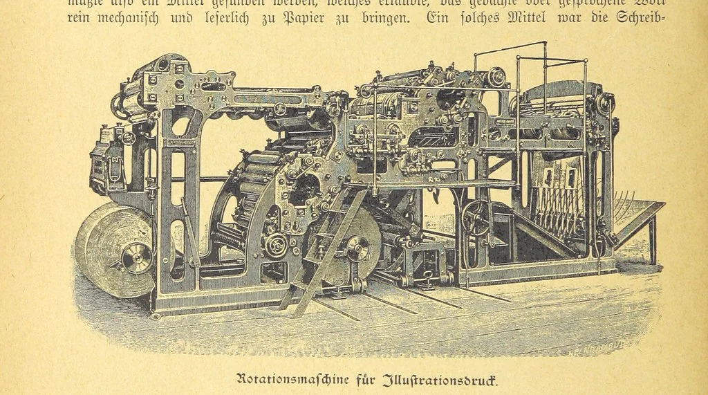 An illustration from Hundert Jahre in Wort und Bild. Eine Kulturgeschichte des XIX. Jahrhunderts herausgegeben von Dr. S. Stefan. Mit 800 Text-Illustrationen, etc, 1899, leaf 314