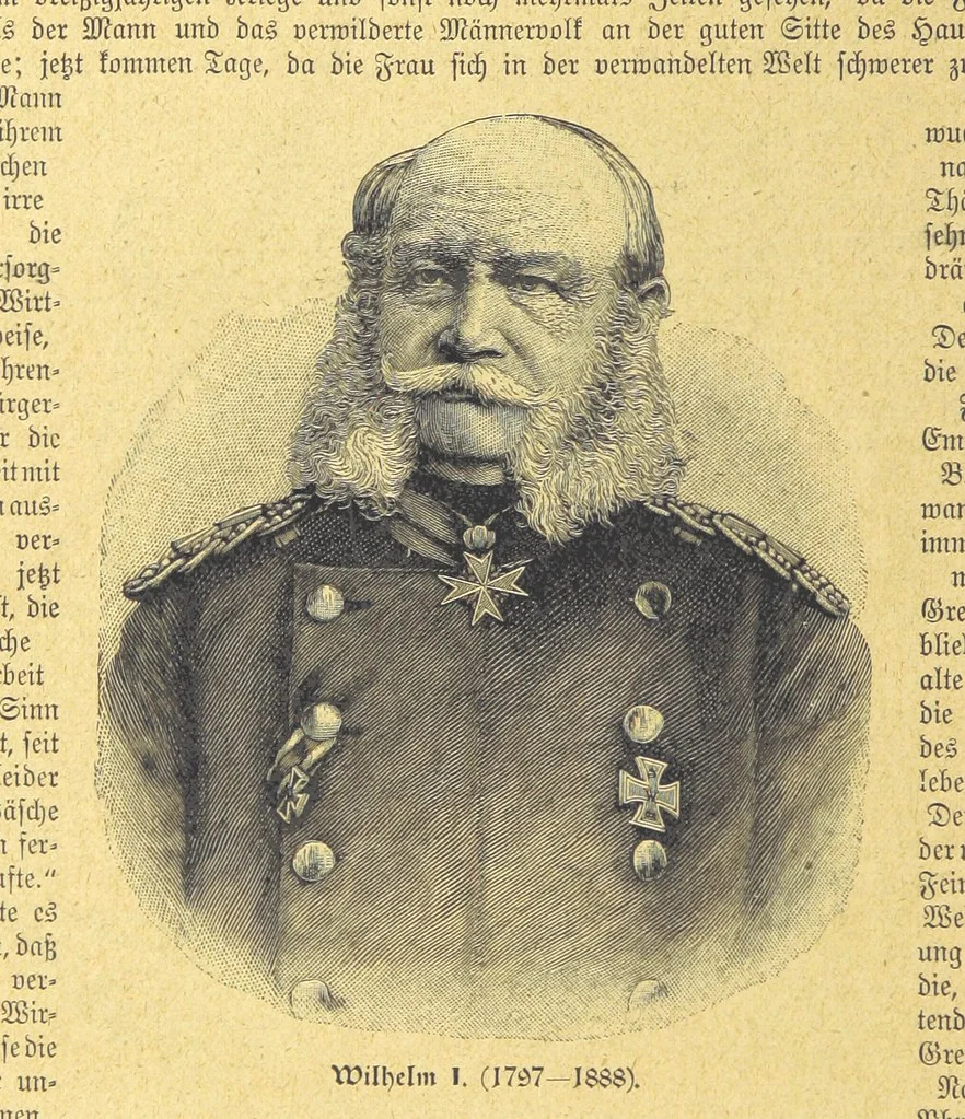An illustration from Hundert Jahre in Wort und Bild. Eine Kulturgeschichte des XIX. Jahrhunderts herausgegeben von Dr. S. Stefan. Mit 800 Text-Illustrationen, etc, 1899, leaf 34