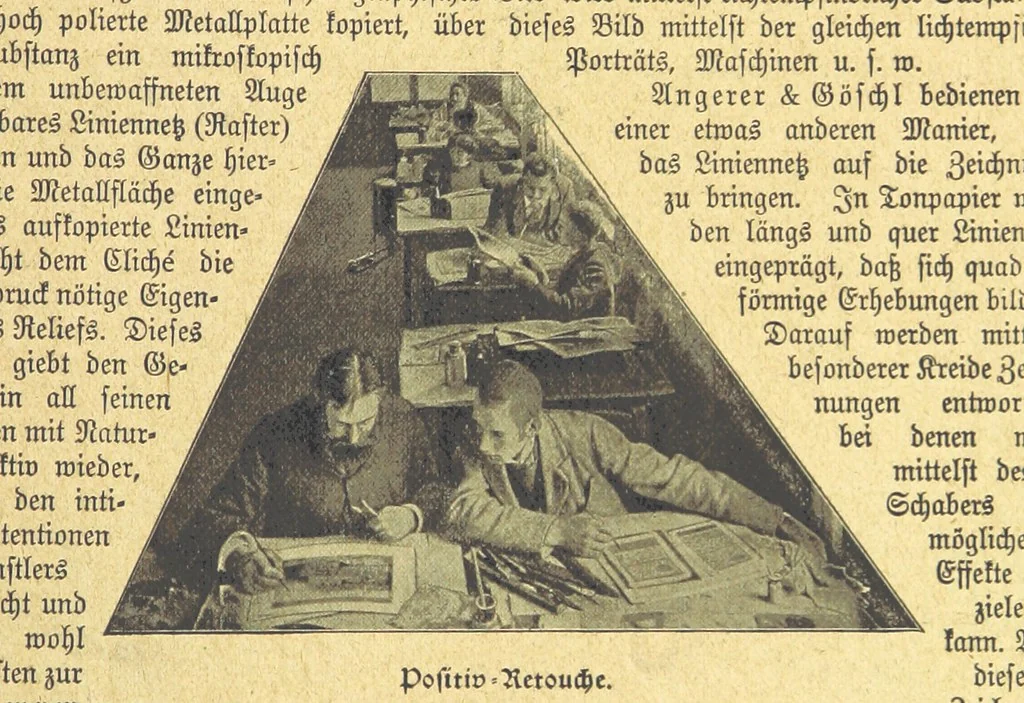 An illustration from Hundert Jahre in Wort und Bild. Eine Kulturgeschichte des XIX. Jahrhunderts herausgegeben von Dr. S. Stefan. Mit 800 Text-Illustrationen, etc, 1899, leaf 351