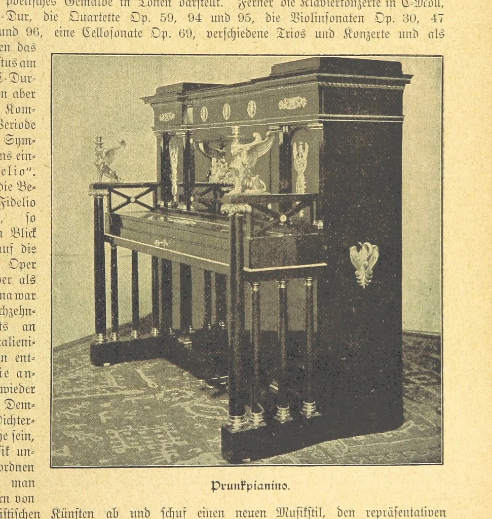 An illustration from Hundert Jahre in Wort und Bild. Eine Kulturgeschichte des XIX. Jahrhunderts herausgegeben von Dr. S. Stefan. Mit 800 Text-Illustrationen, etc, 1899, leaf 363