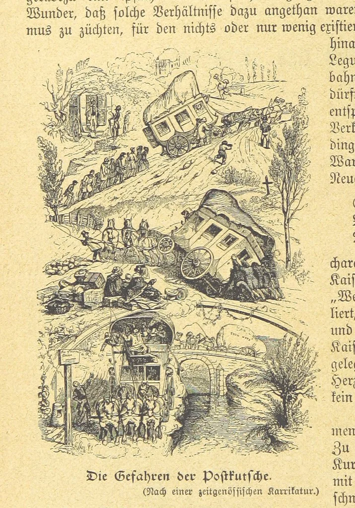 An illustration from Hundert Jahre in Wort und Bild. Eine Kulturgeschichte des XIX. Jahrhunderts herausgegeben von Dr. S. Stefan. Mit 800 Text-Illustrationen, etc, 1899, leaf 44