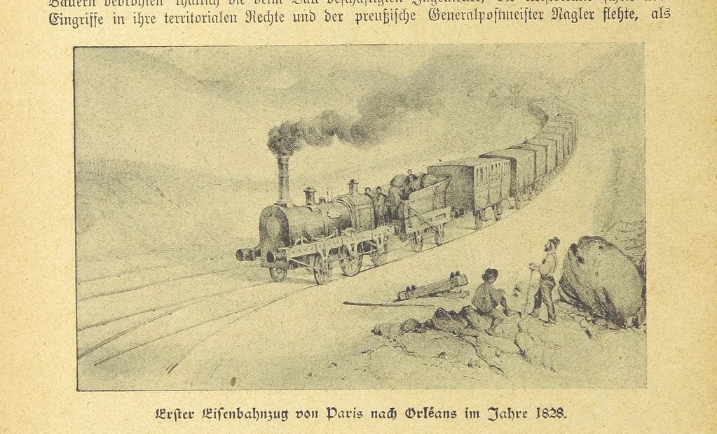 An illustration from Hundert Jahre in Wort und Bild. Eine Kulturgeschichte des XIX. Jahrhunderts herausgegeben von Dr. S. Stefan. Mit 800 Text-Illustrationen, etc, 1899, leaf 52