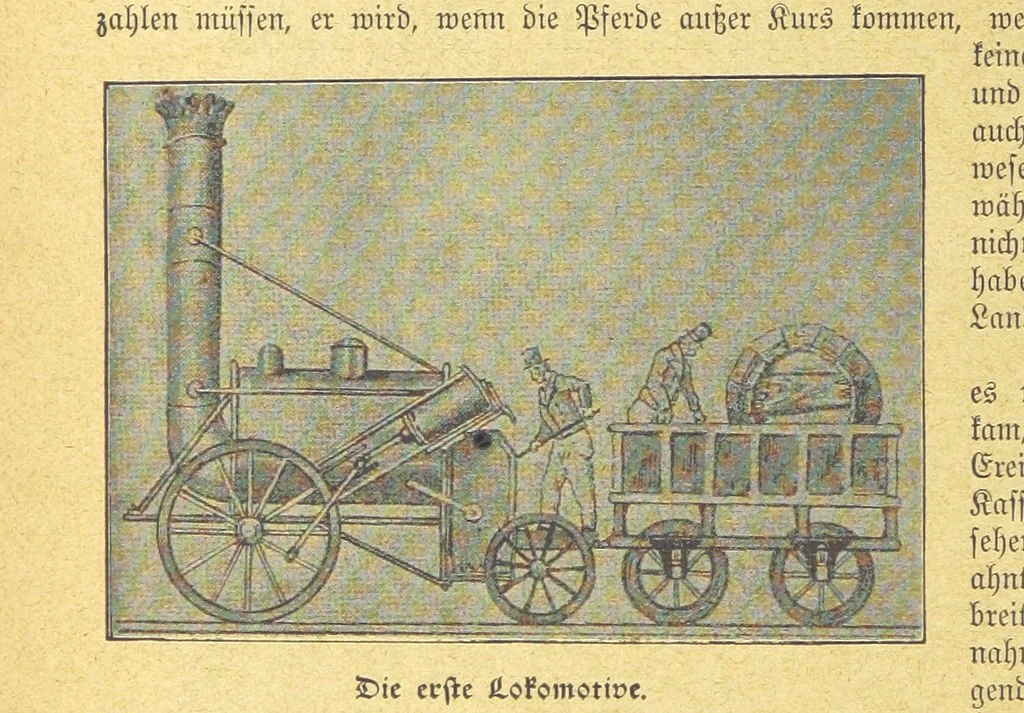 An illustration from Hundert Jahre in Wort und Bild. Eine Kulturgeschichte des XIX. Jahrhunderts herausgegeben von Dr. S. Stefan. Mit 800 Text-Illustrationen, etc, 1899, leaf 54