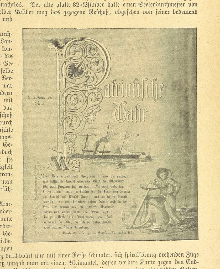 An illustration from Hundert Jahre in Wort und Bild. Eine Kulturgeschichte des XIX. Jahrhunderts herausgegeben von Dr. S. Stefan. Mit 800 Text-Illustrationen, etc, 1899, leaf 759