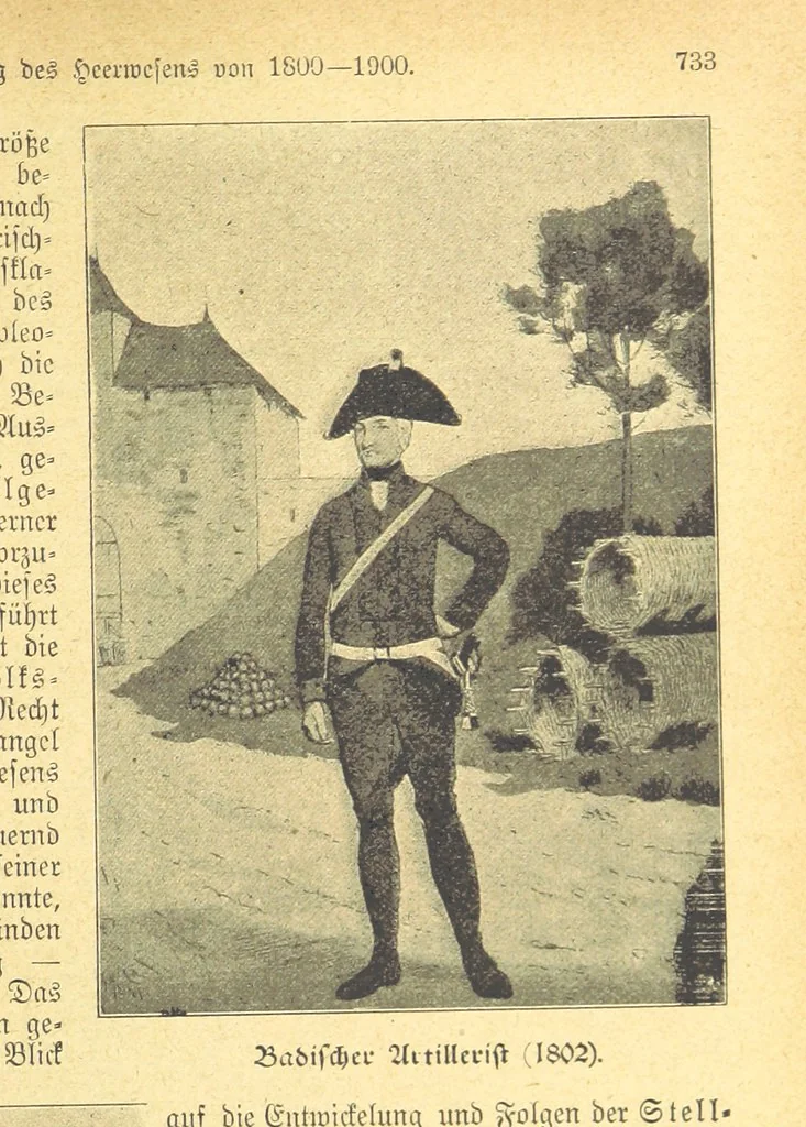 An illustration from Hundert Jahre in Wort und Bild. Eine Kulturgeschichte des XIX. Jahrhunderts herausgegeben von Dr. S. Stefan. Mit 800 Text-Illustrationen, etc, 1899, leaf 785