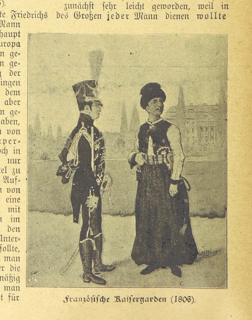 An illustration from Hundert Jahre in Wort und Bild. Eine Kulturgeschichte des XIX. Jahrhunderts herausgegeben von Dr. S. Stefan. Mit 800 Text-Illustrationen, etc, 1899, leaf 788