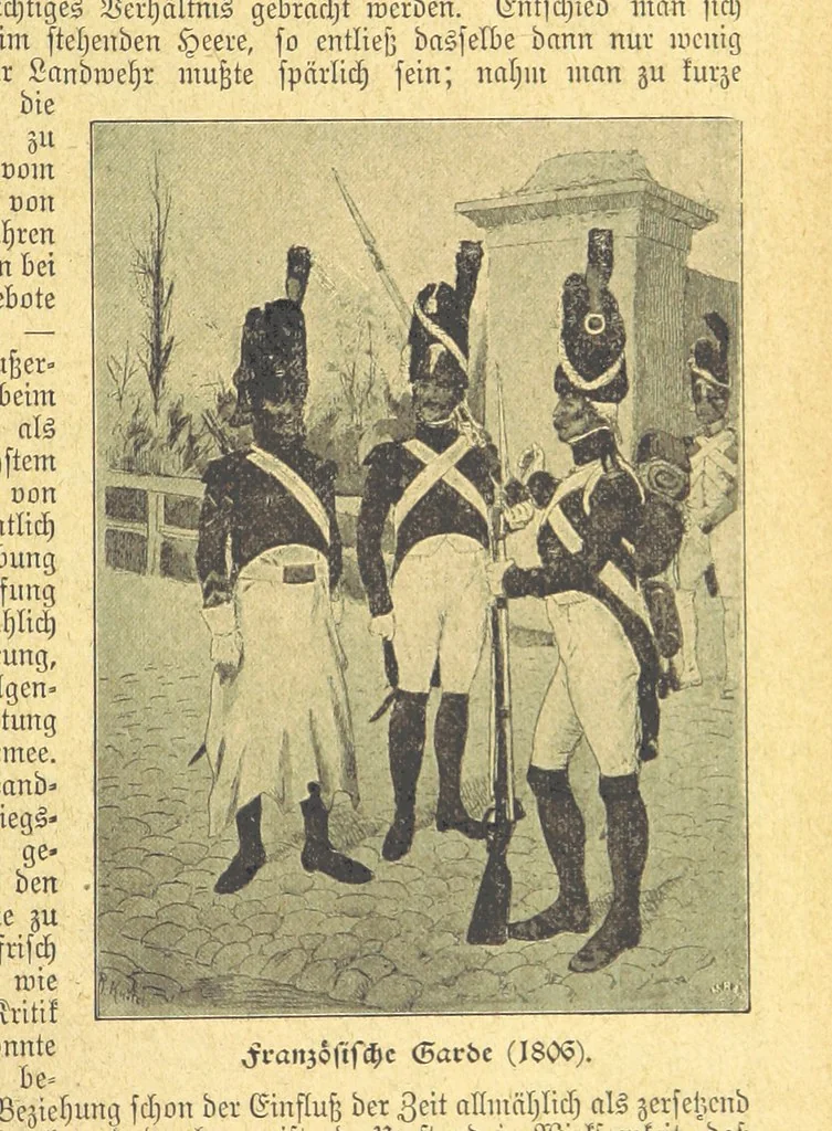 An illustration from Hundert Jahre in Wort und Bild. Eine Kulturgeschichte des XIX. Jahrhunderts herausgegeben von Dr. S. Stefan. Mit 800 Text-Illustrationen, etc, 1899, leaf 789