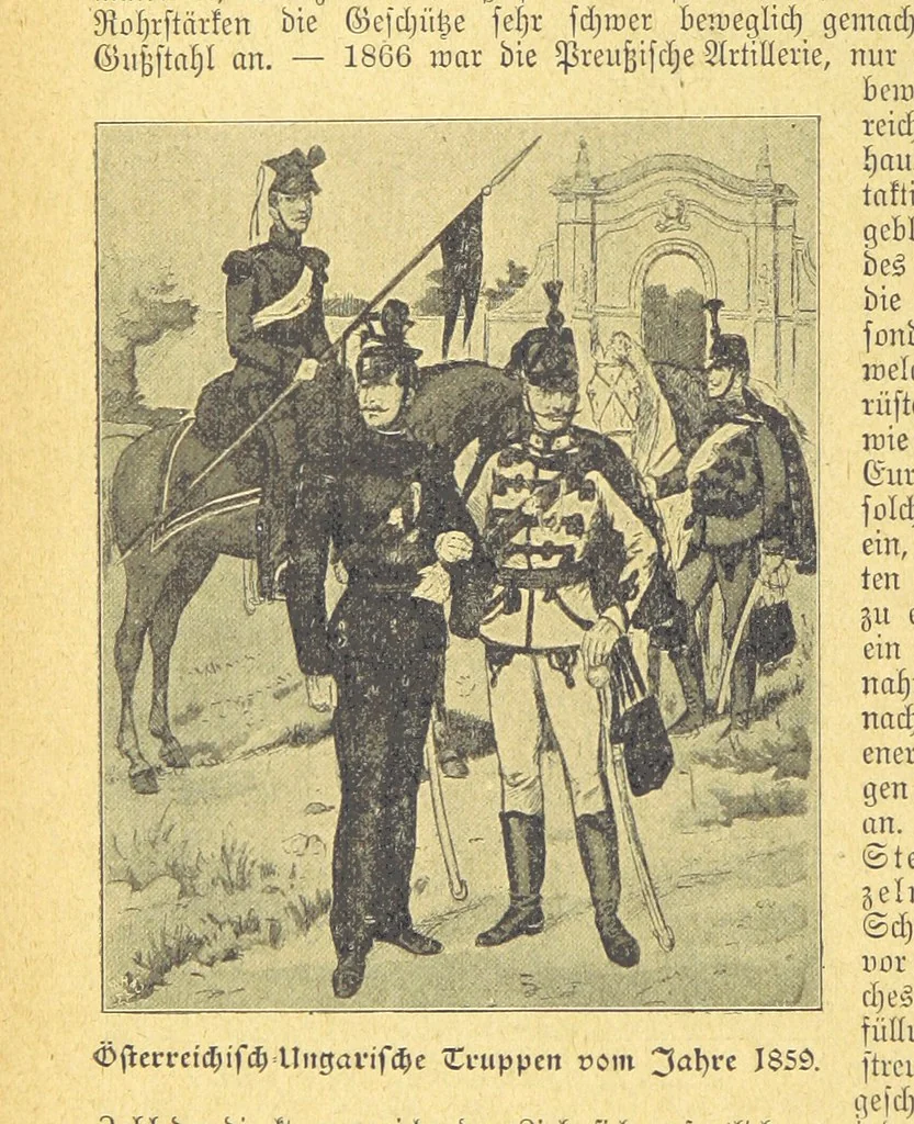An illustration from Hundert Jahre in Wort und Bild. Eine Kulturgeschichte des XIX. Jahrhunderts herausgegeben von Dr. S. Stefan. Mit 800 Text-Illustrationen, etc, 1899, leaf 804