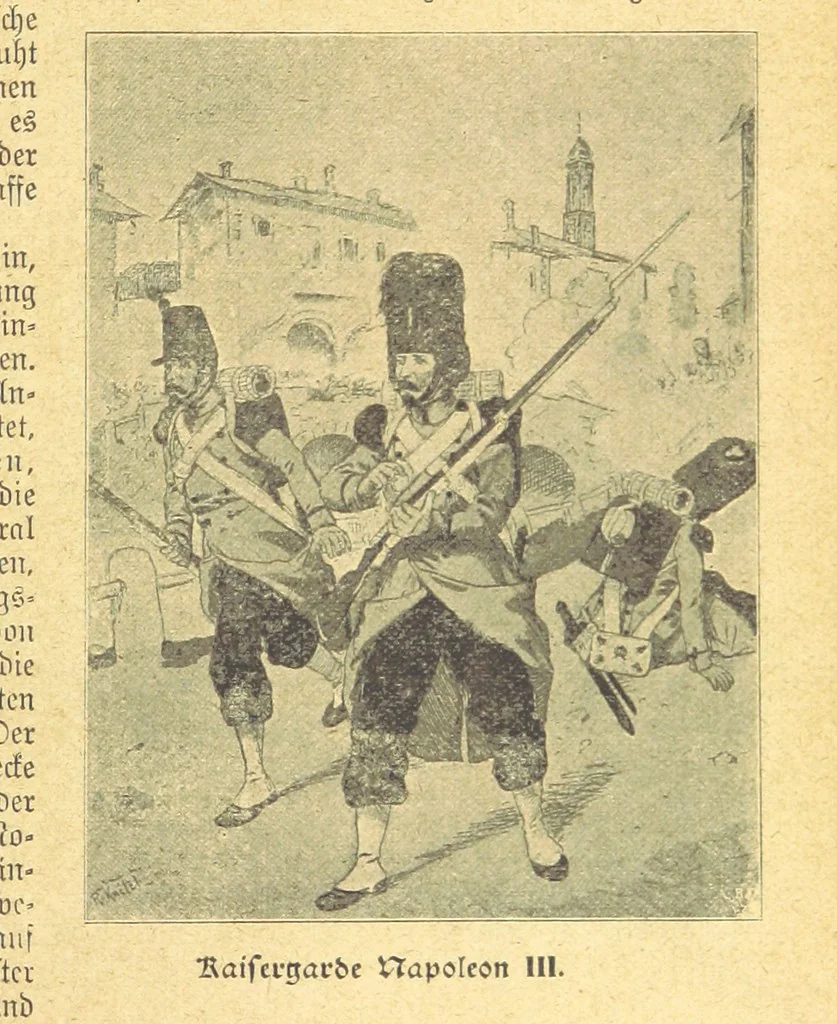 An illustration from Hundert Jahre in Wort und Bild. Eine Kulturgeschichte des XIX. Jahrhunderts herausgegeben von Dr. S. Stefan. Mit 800 Text-Illustrationen, etc, 1899, leaf 807