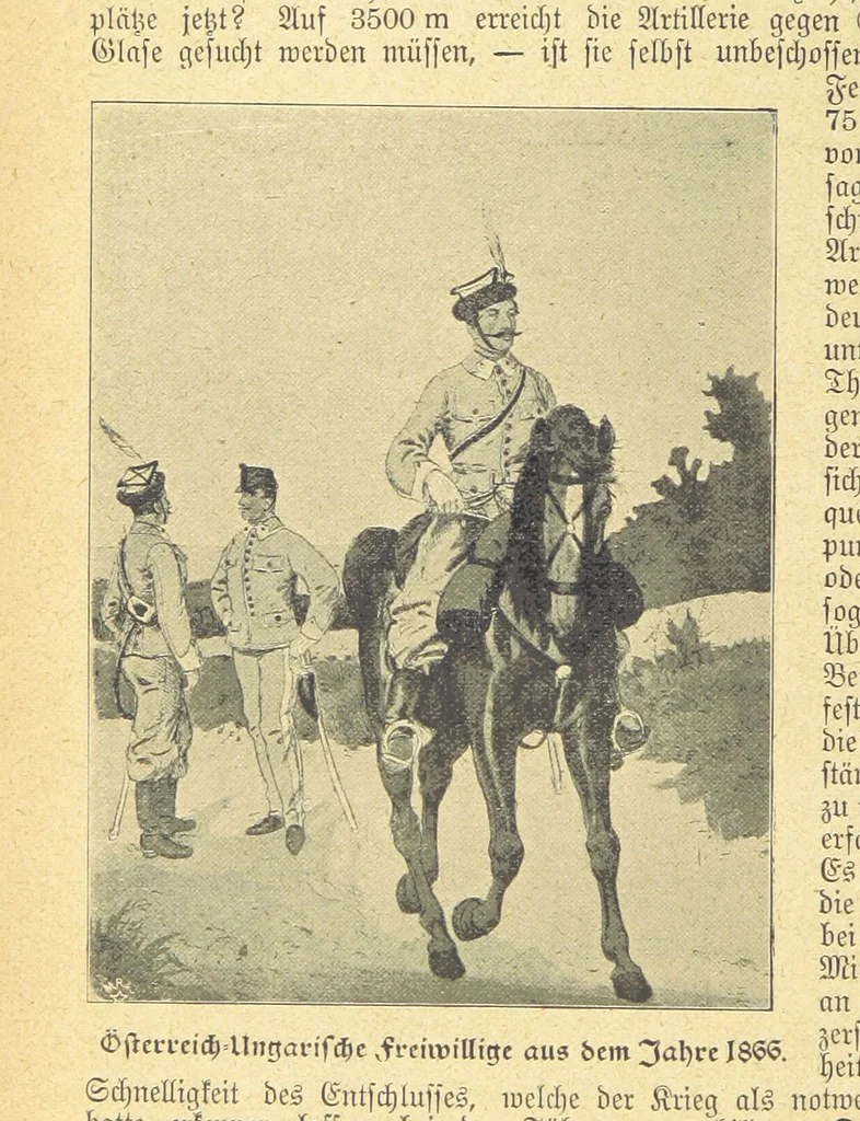 An illustration from Hundert Jahre in Wort und Bild. Eine Kulturgeschichte des XIX. Jahrhunderts herausgegeben von Dr. S. Stefan. Mit 800 Text-Illustrationen, etc, 1899, leaf 812