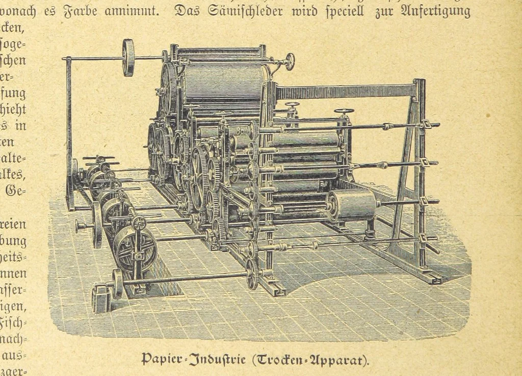 An illustration from Hundert Jahre in Wort und Bild. Eine Kulturgeschichte des XIX. Jahrhunderts herausgegeben von Dr. S. Stefan. Mit 800 Text-Illustrationen, etc, 1899, leaf 90