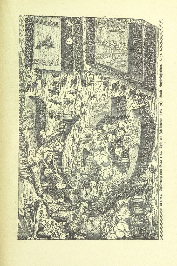 An illustration from Monographien zur deutschen Kulturgeschichte, herausgegeben von G. Steinhausen, 1899, leaf 101