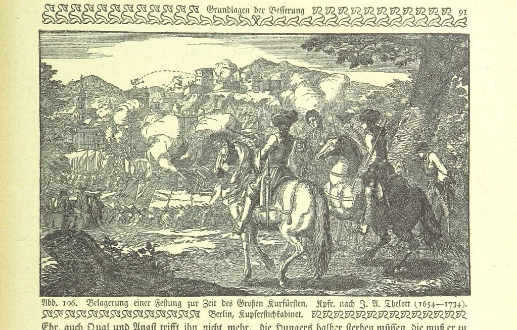 An illustration from Monographien zur deutschen Kulturgeschichte, herausgegeben von G. Steinhausen, 1899, leaf 103