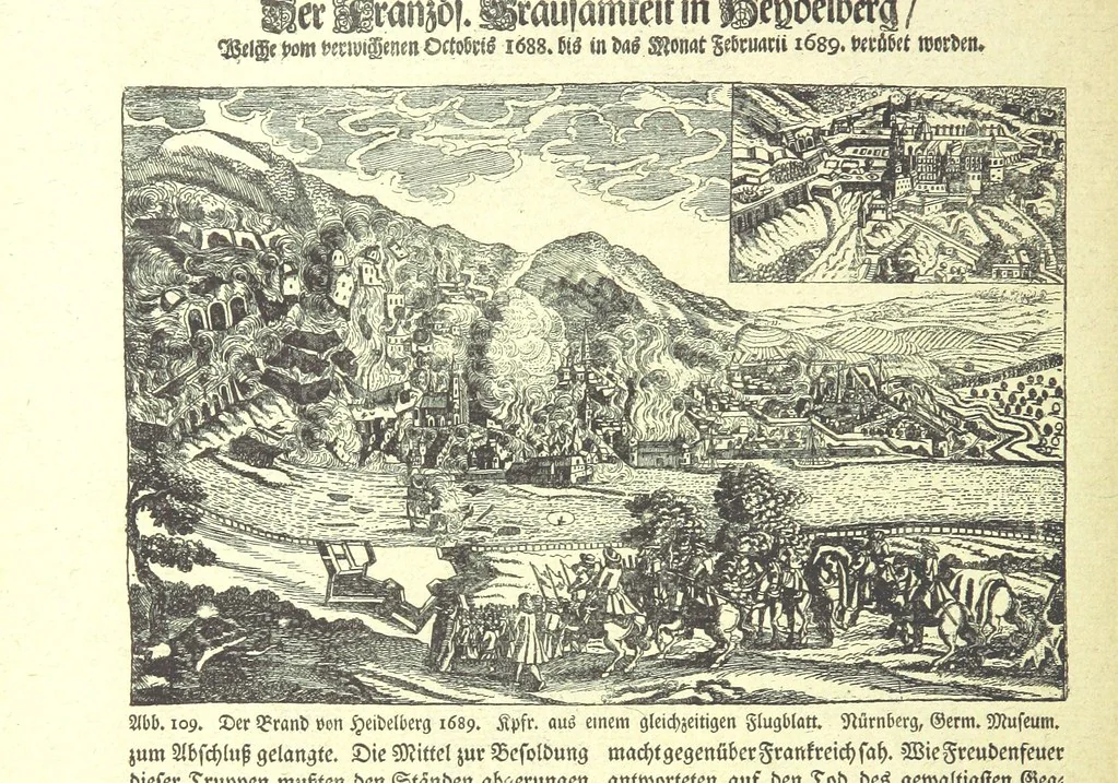 An illustration from Monographien zur deutschen Kulturgeschichte, herausgegeben von G. Steinhausen, 1899, leaf 106