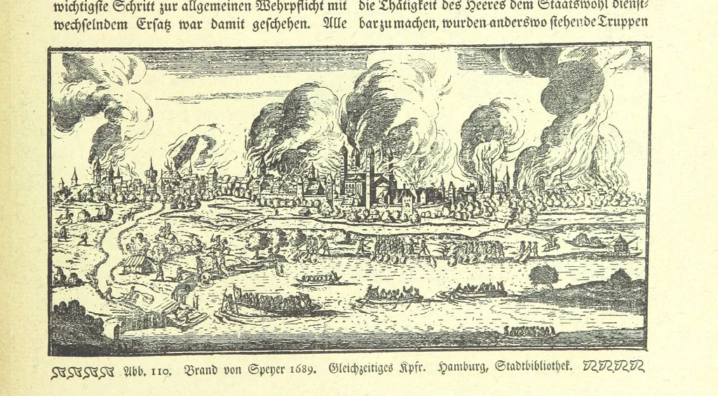 An illustration from Monographien zur deutschen Kulturgeschichte, herausgegeben von G. Steinhausen, 1899, leaf 107