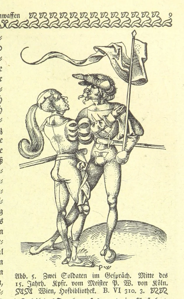 An illustration from Monographien zur deutschen Kulturgeschichte, herausgegeben von G. Steinhausen, 1899, leaf 11