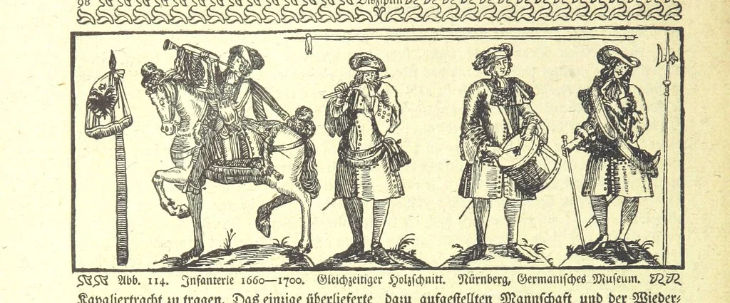 An illustration from Monographien zur deutschen Kulturgeschichte, herausgegeben von G. Steinhausen, 1899, leaf 114