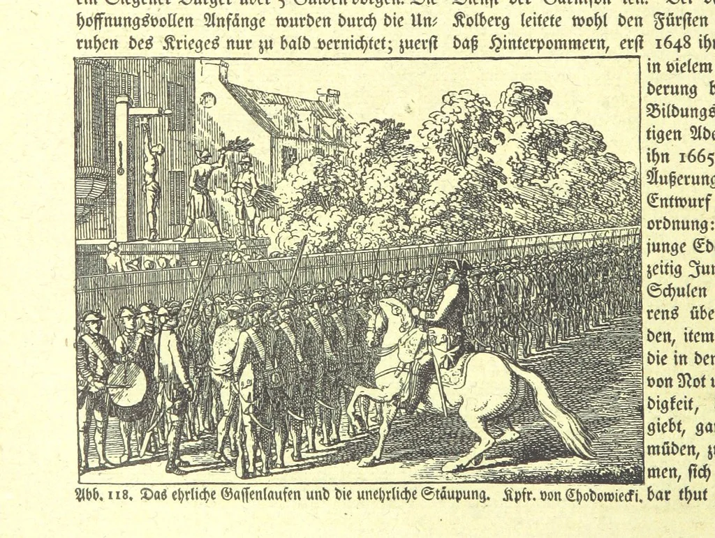 An illustration from Monographien zur deutschen Kulturgeschichte, herausgegeben von G. Steinhausen, 1899, leaf 116