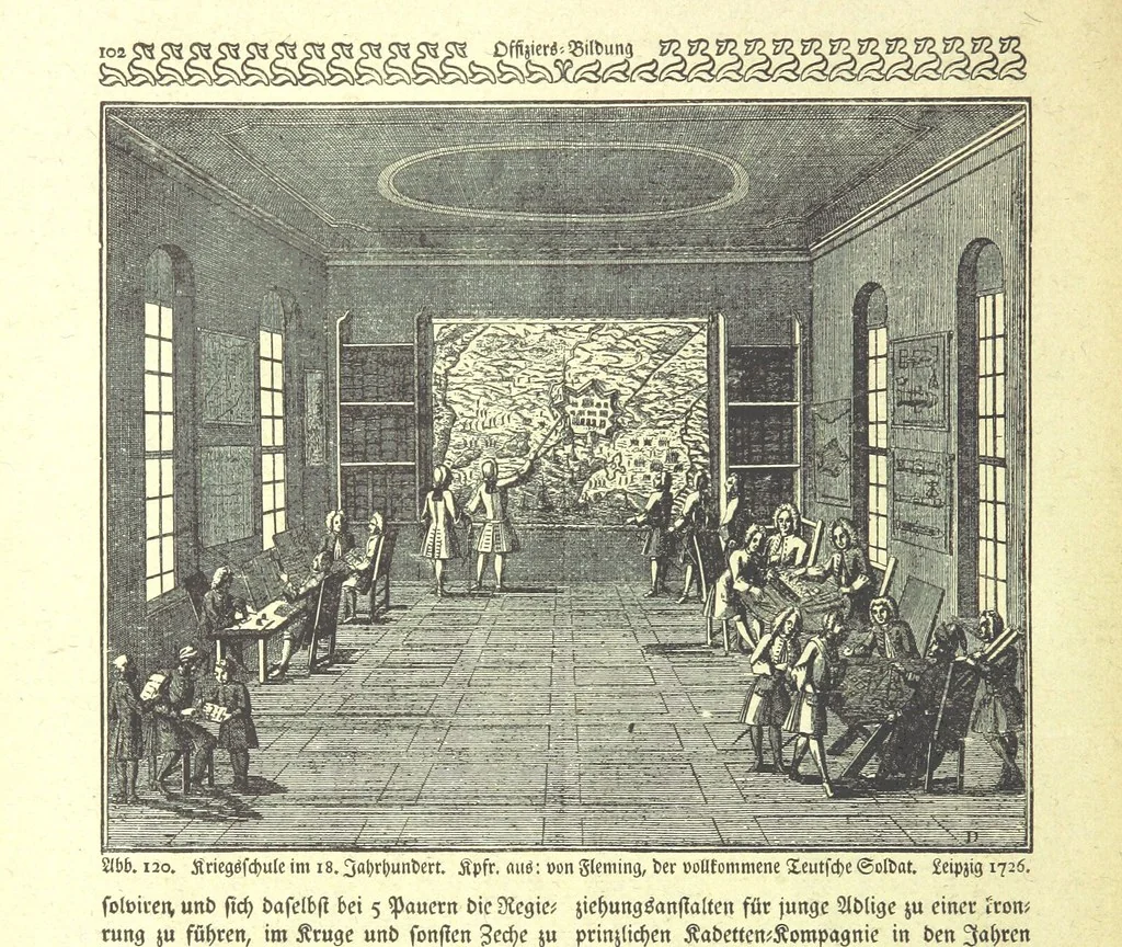 An illustration from Monographien zur deutschen Kulturgeschichte, herausgegeben von G. Steinhausen, 1899, leaf 118