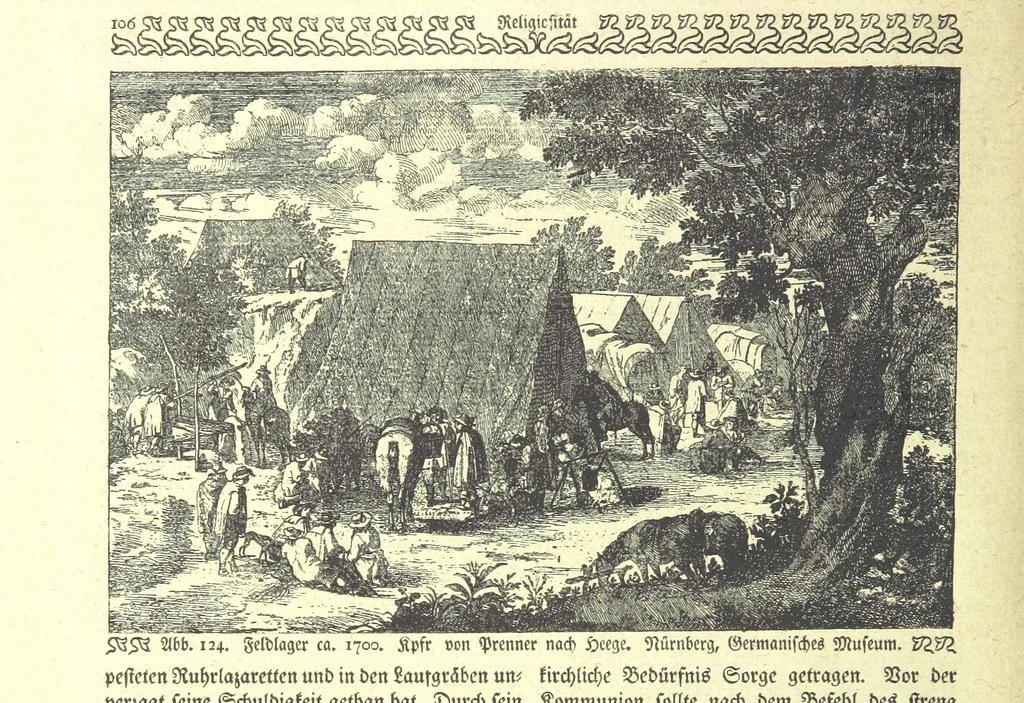 An illustration from Monographien zur deutschen Kulturgeschichte, herausgegeben von G. Steinhausen, 1899, leaf 122