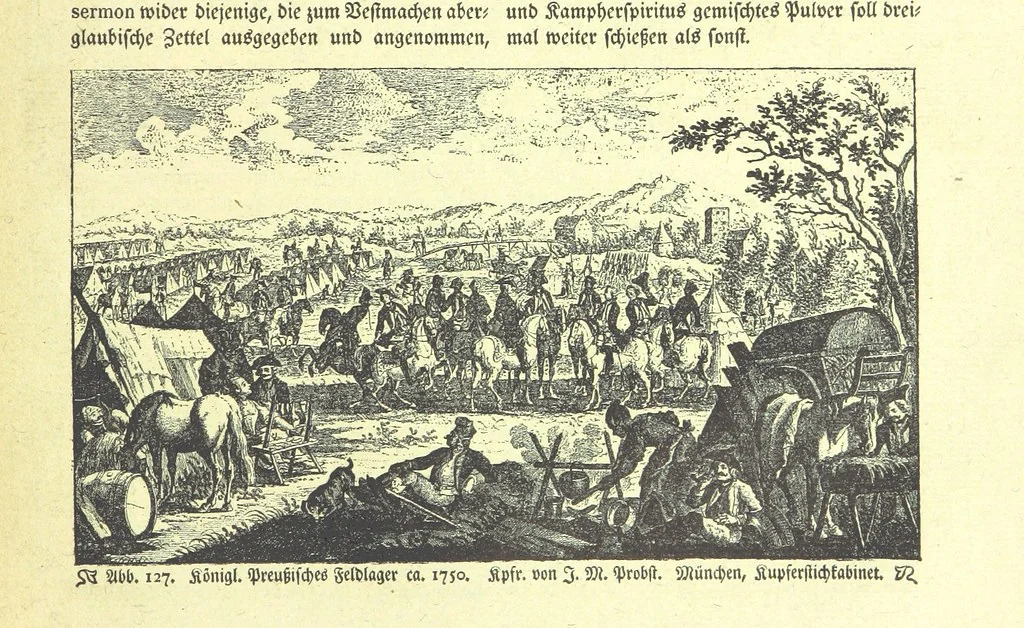 An illustration from Monographien zur deutschen Kulturgeschichte, herausgegeben von G. Steinhausen, 1899, leaf 125