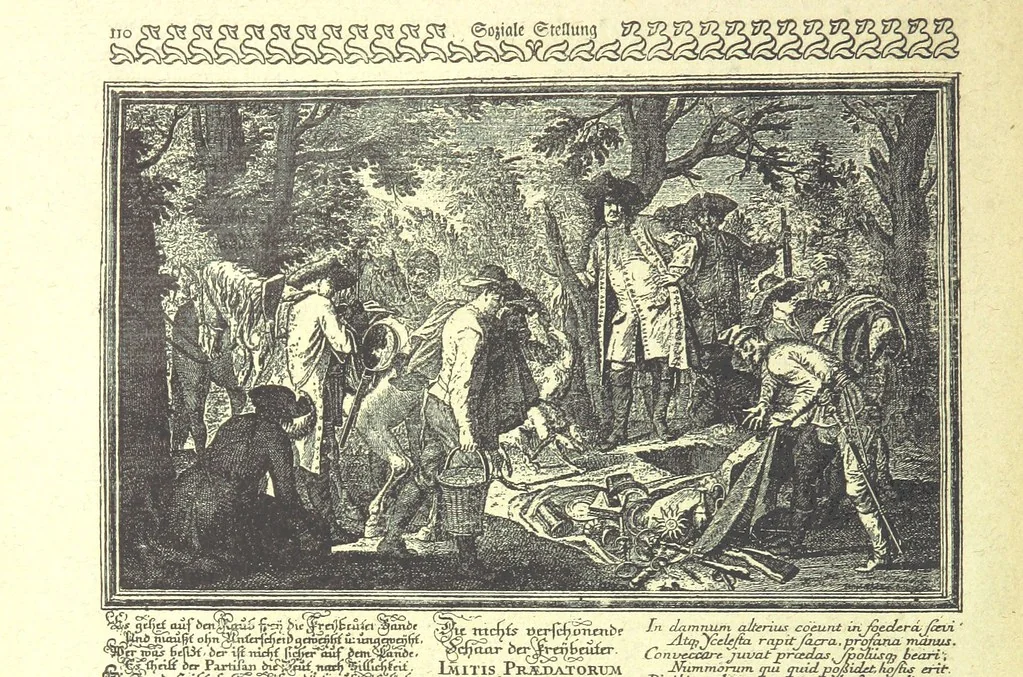 An illustration from Monographien zur deutschen Kulturgeschichte, herausgegeben von G. Steinhausen, 1899, leaf 126
