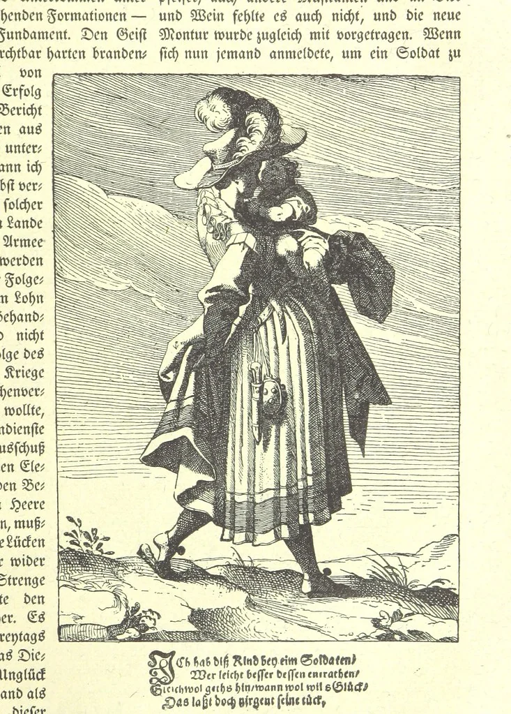 An illustration from Monographien zur deutschen Kulturgeschichte, herausgegeben von G. Steinhausen, 1899, leaf 129