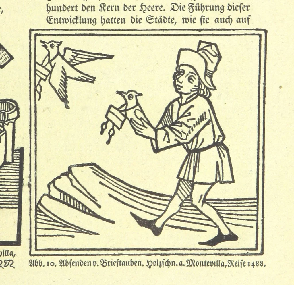 An illustration from Monographien zur deutschen Kulturgeschichte, herausgegeben von G. Steinhausen, 1899, leaf 13