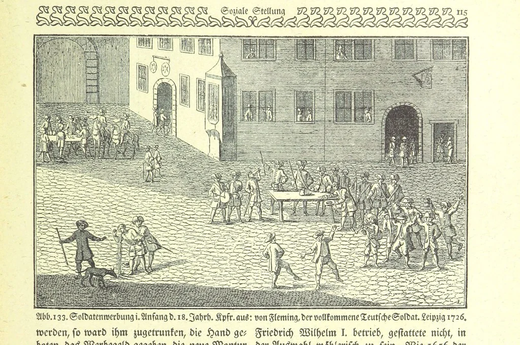 An illustration from Monographien zur deutschen Kulturgeschichte, herausgegeben von G. Steinhausen, 1899, leaf 131
