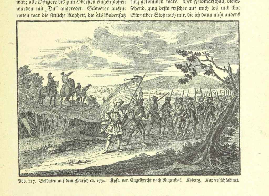 An illustration from Monographien zur deutschen Kulturgeschichte, herausgegeben von G. Steinhausen, 1899, leaf 135
