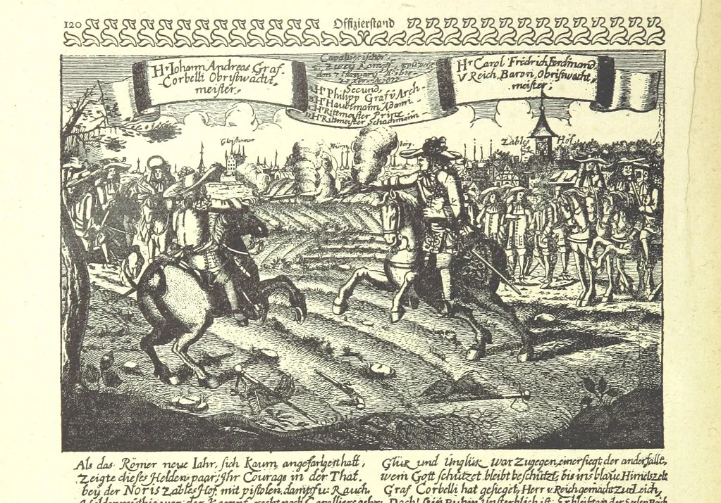 An illustration from Monographien zur deutschen Kulturgeschichte, herausgegeben von G. Steinhausen, 1899, leaf 136