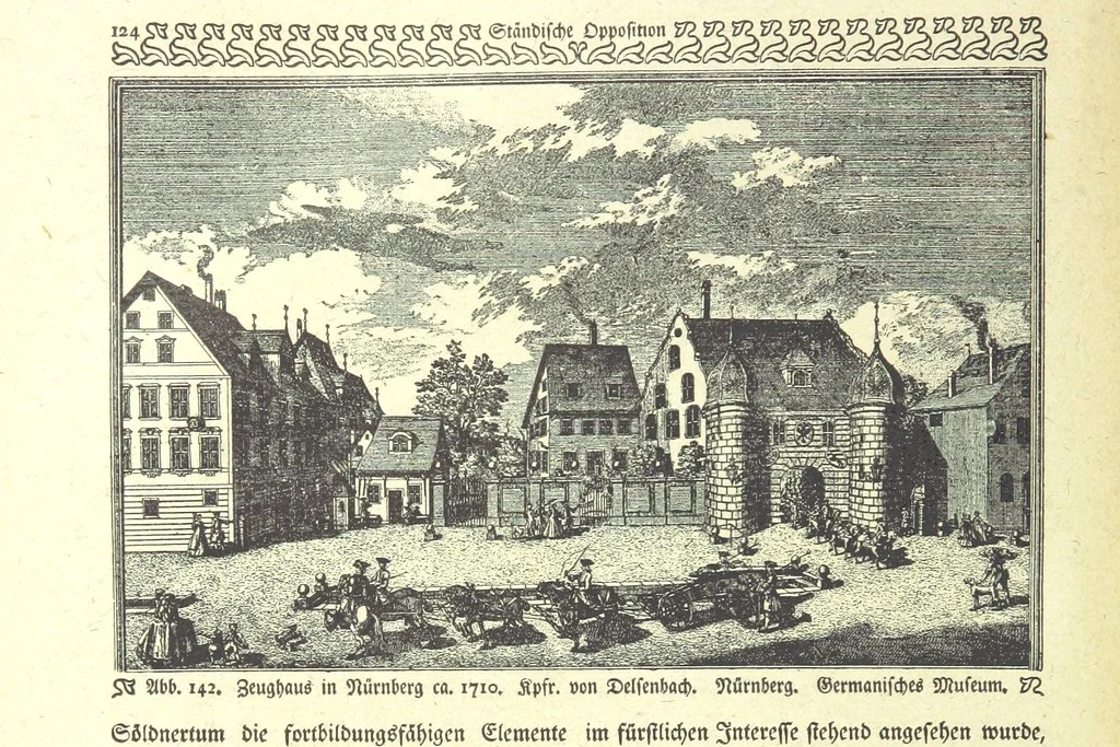 An illustration from Monographien zur deutschen Kulturgeschichte, herausgegeben von G. Steinhausen, 1899, leaf 140