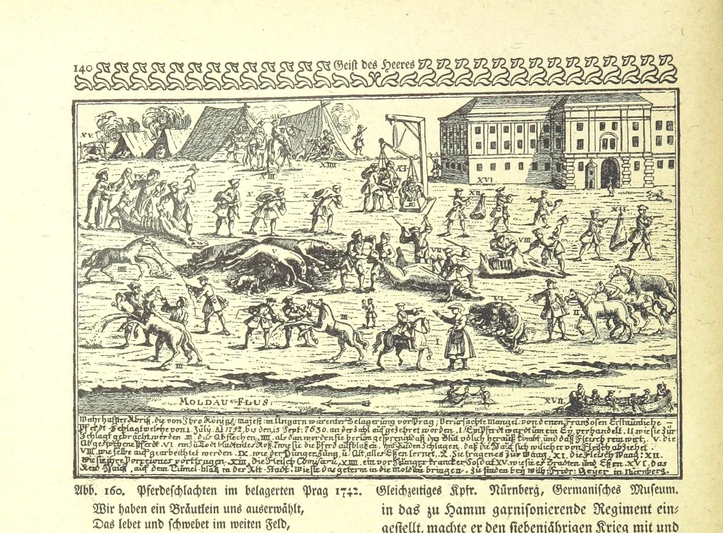 An illustration from Monographien zur deutschen Kulturgeschichte, herausgegeben von G. Steinhausen, 1899, leaf 156