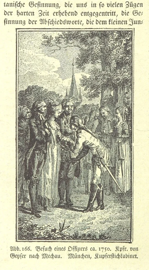 An illustration from Monographien zur deutschen Kulturgeschichte, herausgegeben von G. Steinhausen, 1899, leaf 162